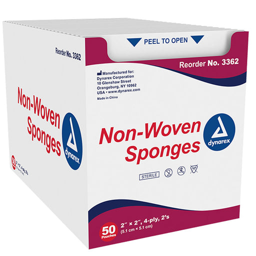Non-Woven Gauze Sponges, Sterile: Soft, absorbent for wound care, ensuring hygiene and aiding quick recovery.