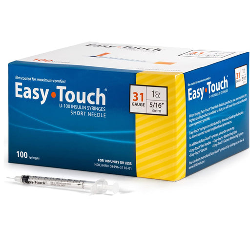Insulin Syringes U-100 for diabetes management, highlighting needle precision and safe insulin administration for better health.
